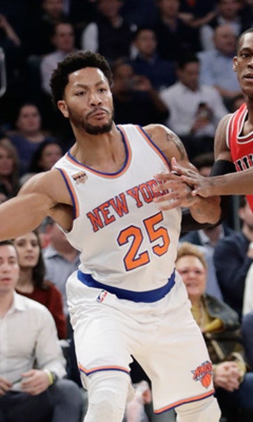 Knicks beat Bulls with big games from Anthony, Rose, Noah (Jan 12, 2017)